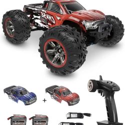 RC Cars 1:10 Scale 45+ kmh High Speed Large Remote Control Car 4x4 Off Road Monster Truck Electric 2.4GHz All Terrain Waterproof Boy Toys Truck Crawle