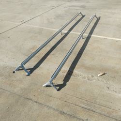 Two 12 Foot Skateboard Grinding Rails