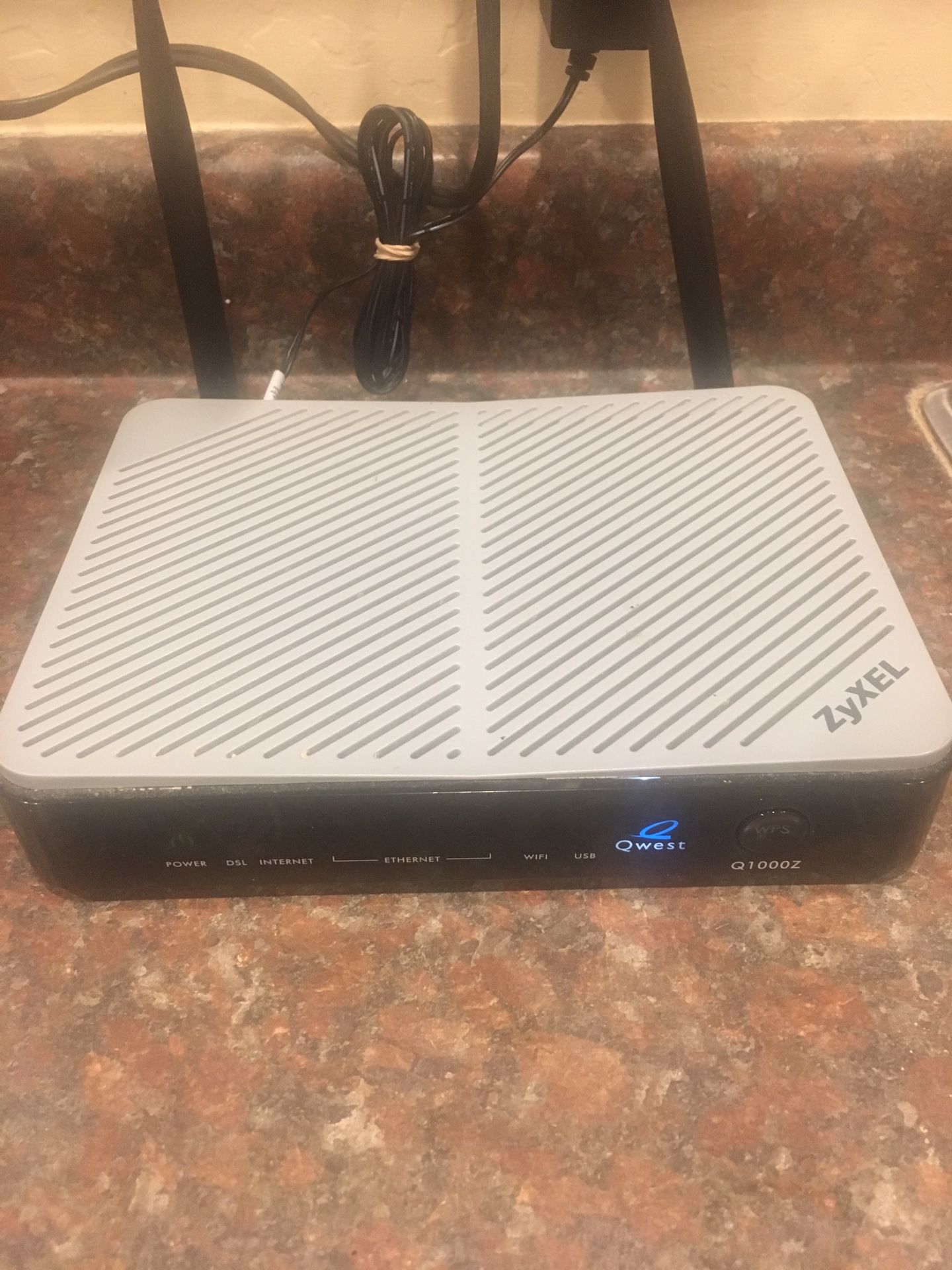 Century link,Qwest,Zyxel modem router