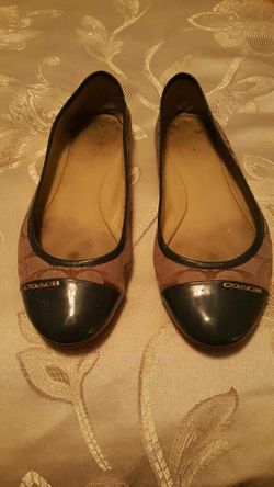 coach flats size 10 good condition