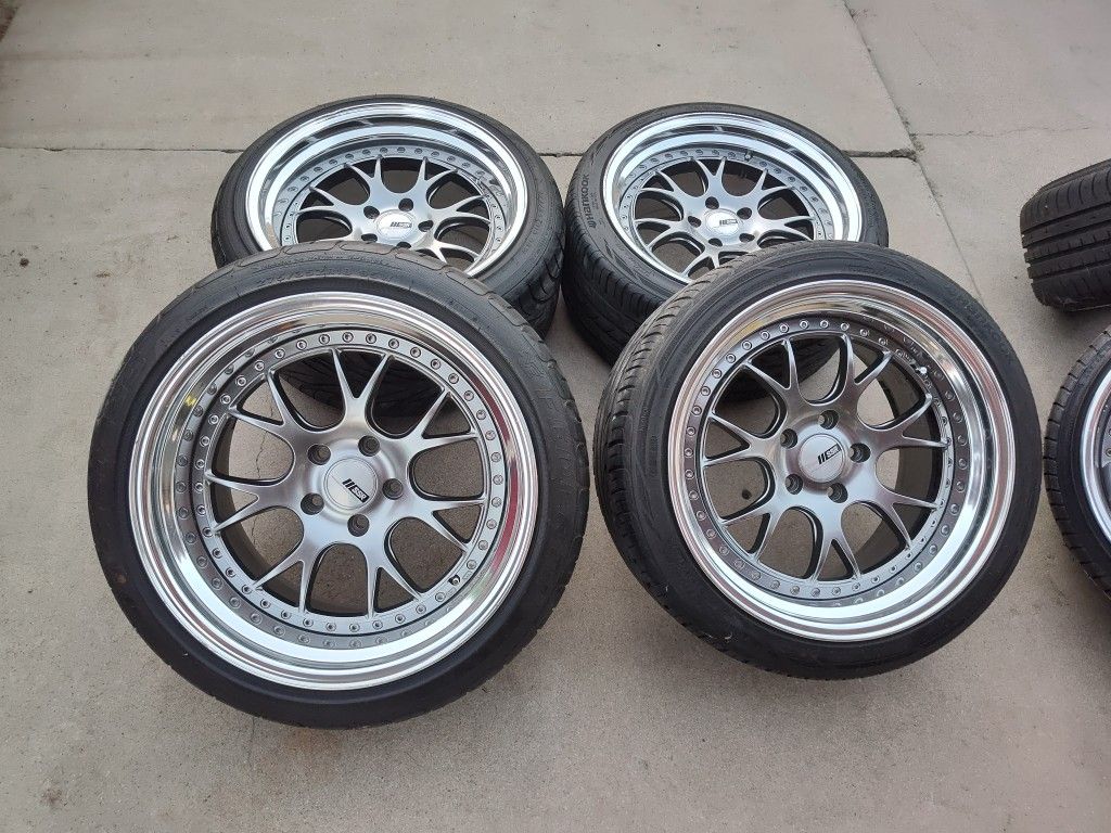 SSR Ms3 Wheels 18x10+37 And 18x11+37 5x114.3 Used