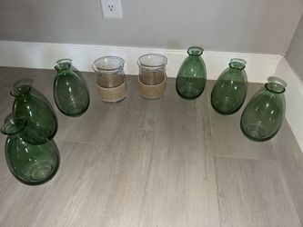 Set Of 8 Vases