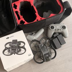 DJI Avata with 2 Batteries, Motion Controller, FPV controller and bag