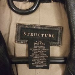 STRUCTURE Leather jacket