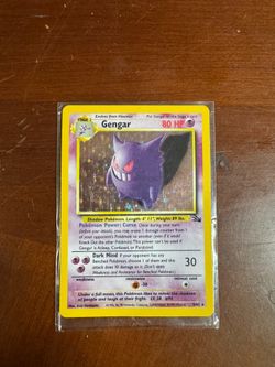 Gengar fossil holo 5/62