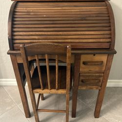 Vintage Child Rolltop Desk