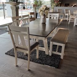 Table 4 Chairs And Bench