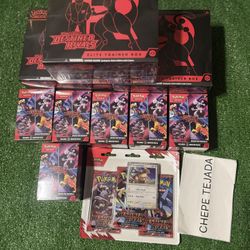 Pokemon TCG Destined Rivals Set Elite Trainer Box, Blister Pack & Booster Bundles  