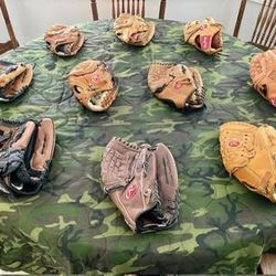 Selling My Baseball Glove Collection (Will Sell Solos )