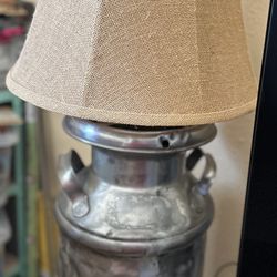 Vintage Milk Jug Lamp 