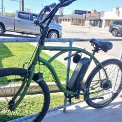 Electric Beach Cruiser. EVERYTHING IS IN AD.