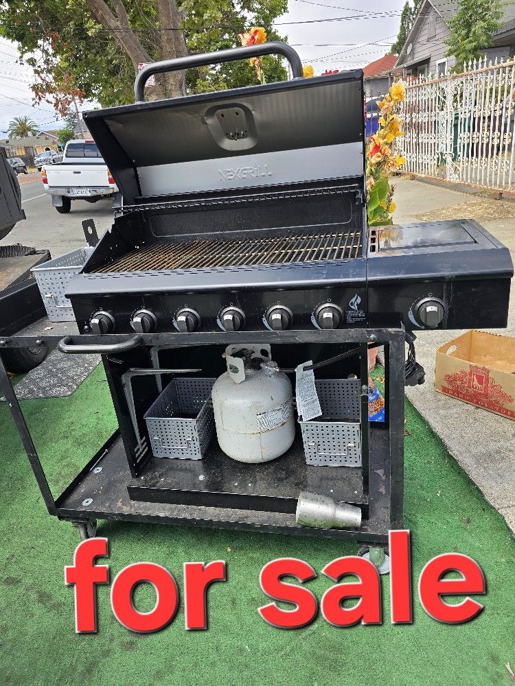 Custom-made Grill With One Propane Tank