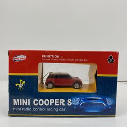 Rastar Radio Control Racing Car Mini Cooper S 1:58 Red Mint in Box