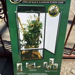 reptibreeze open air aluminum screen cage