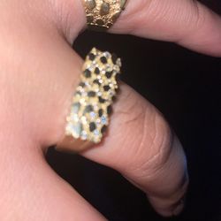 Gold Nugget Ring 10k
