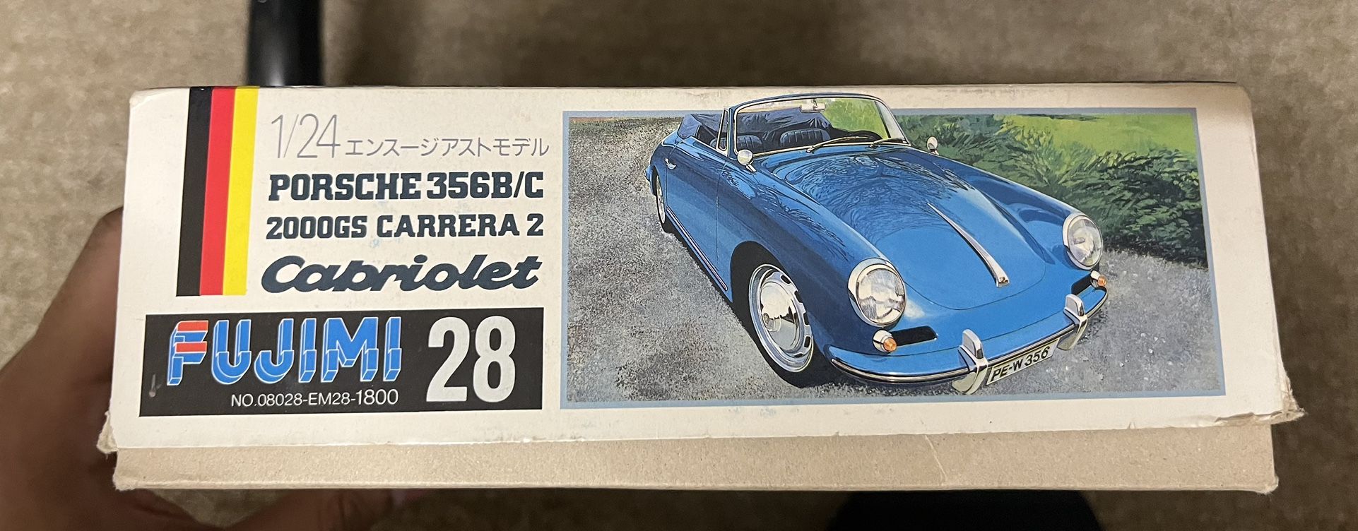 1/24 Fujimi - Porsche 356 B/C 2000GS Carrera 2 Cabriolet - Plastic 