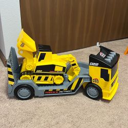 Maxx Action 2-in-1 Construction Truck And Trailer