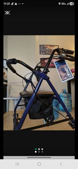 Blue Color Great Condition Walker