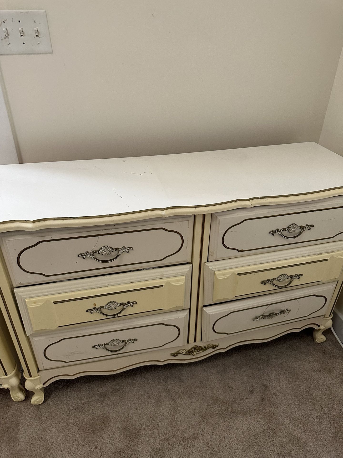 Drawers And Night Stand Set