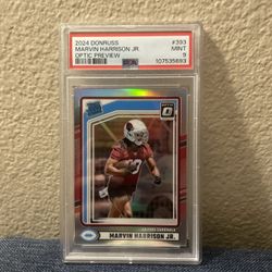 Marvin Harrison JR Optic Holo PSA 9