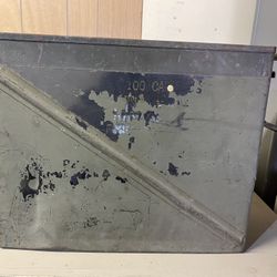 Metal Ammo  Box No Lid