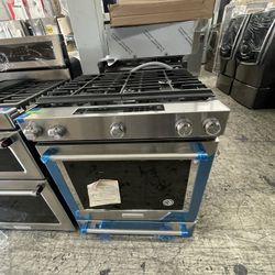 Kitchen Aid 30” Gas Range In Stainless Steel New Open Box 