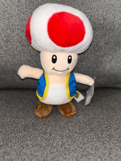 Nintendo Super Mario  Toad plush