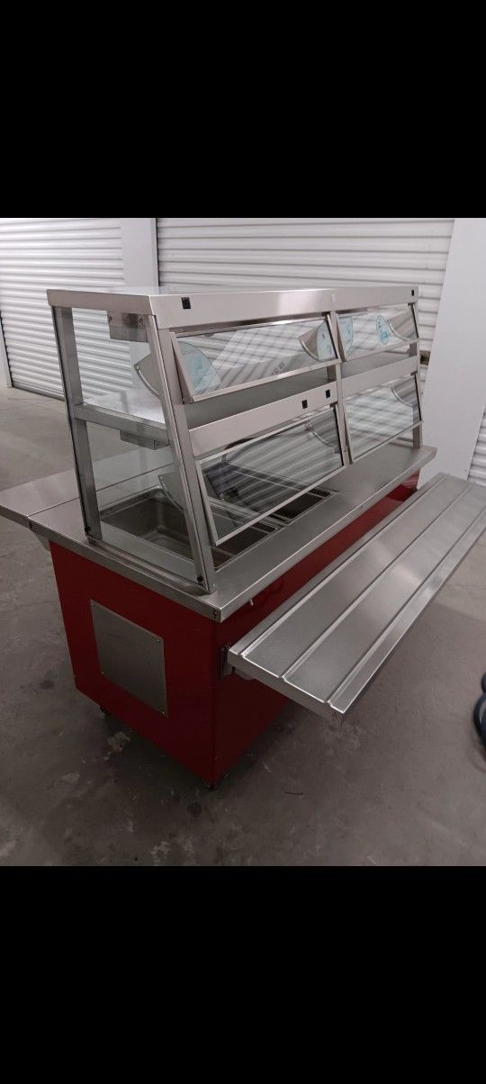 2 WELL ELECTRIC STEAM TABLE IN GREAT CONDITIONS  🚨 PRICE IS NEGOTIABLE  🚨