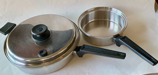 Royal Prestige 7 Ply Cookware Set 11in 7.5in Deep Skillet Sauté Pans W/Lid