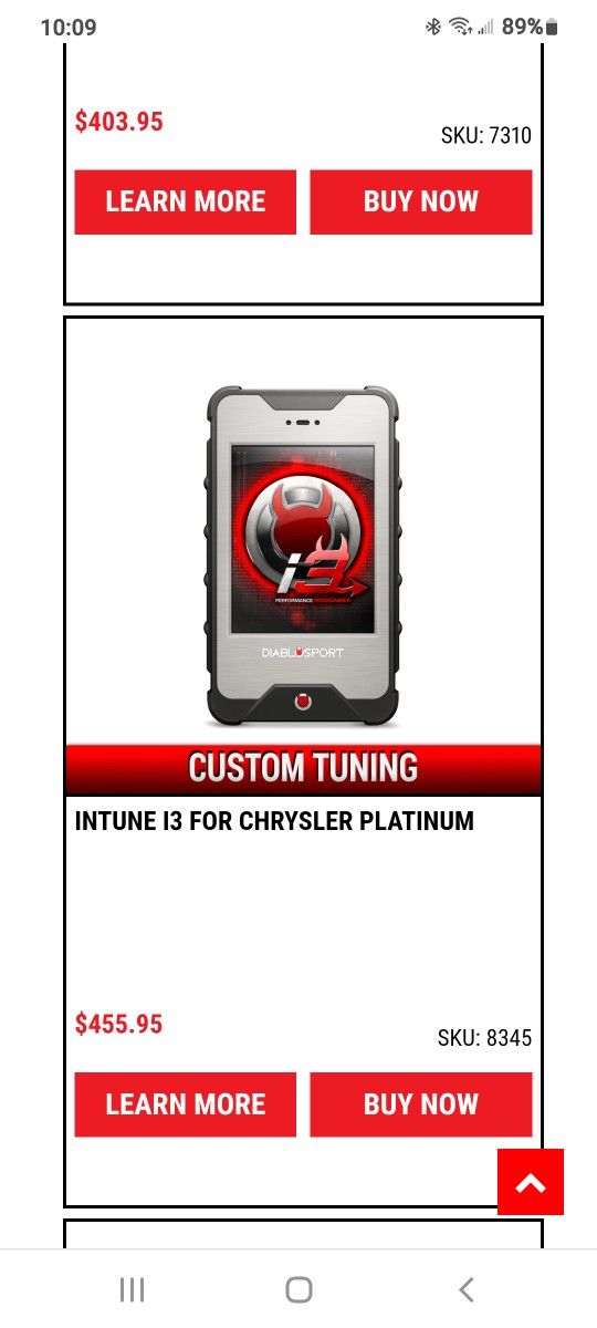 Diablo TUNER 8345 Chrysler/Dodge.