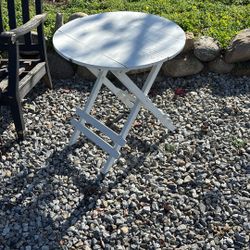 FOLDING SIDE TABLE