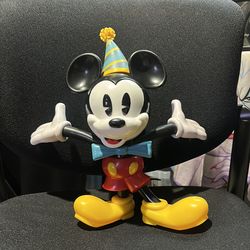 Disney Parks Mickey Mouse 90th Birthday Anniversary Cup with Straw