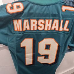 Miami Dolphins Aqua Brandon Marshall Jersey