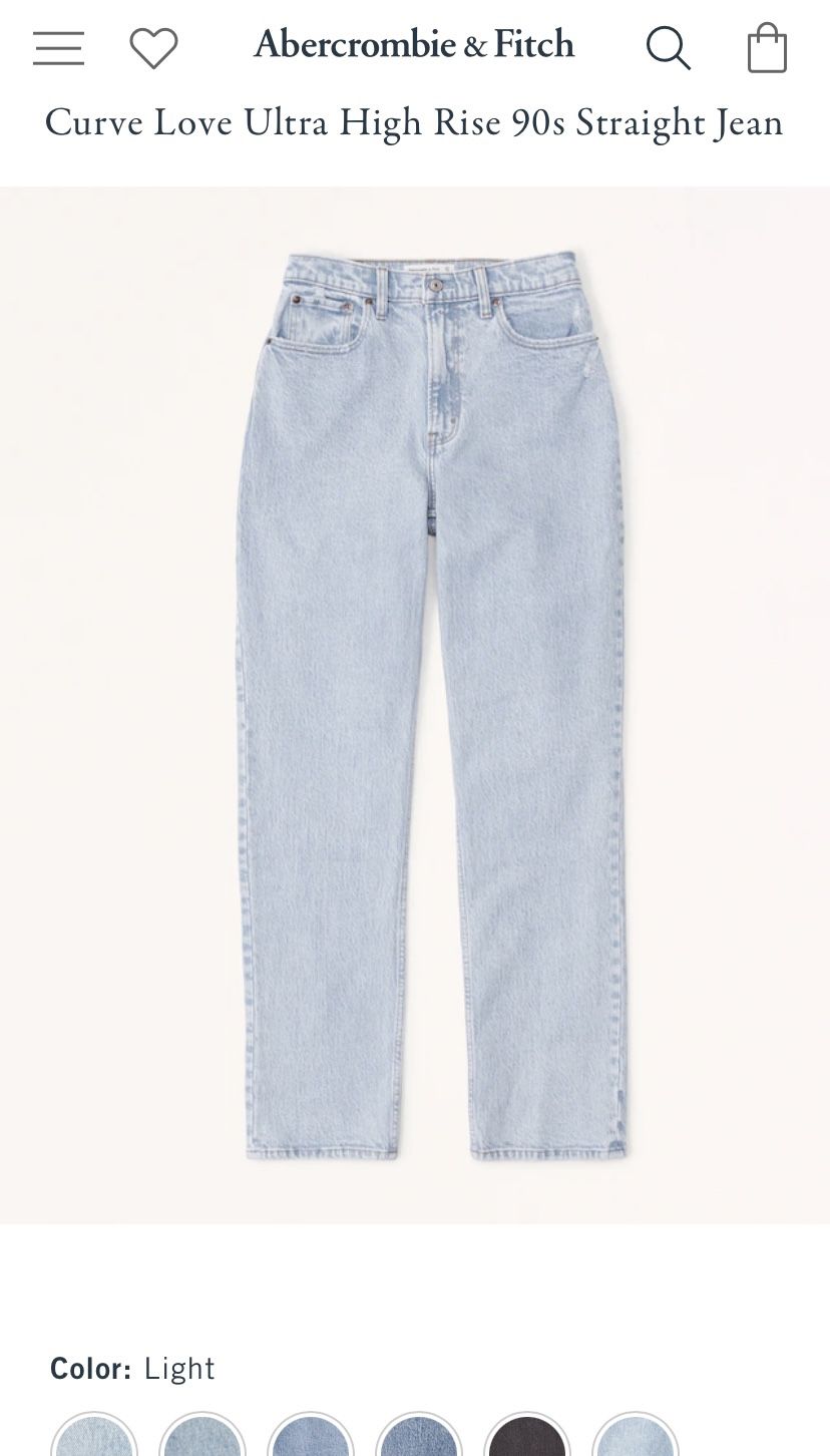 A&F Curve Love Jeans