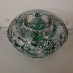 Vintage Blown Glass Oil Lamp/ Diffuser