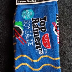 TOP RAMEN SOY SAUCE CREW SOCK's