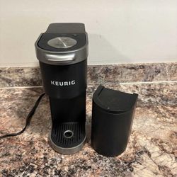 Mini Keurig with Coffee Pod Storage
