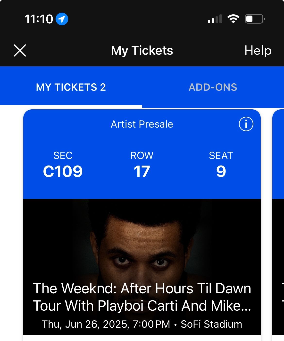 After hours till dawn tour 
