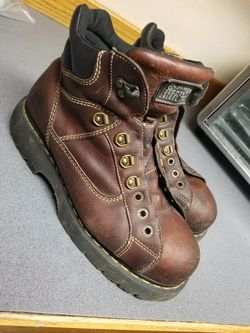 Dr Martens steel toe work boots