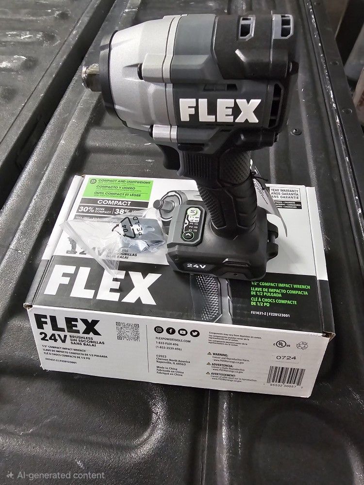 Flex 24v 1/2 Compact Impact Wrench 