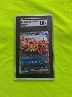 Graded to 10 Double Rare Charizard EX Japanese