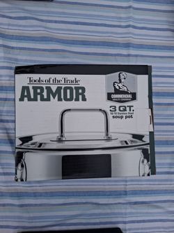 Macy's tools of the trade armor 3 quart qt 18/10 stainless steel soup pot