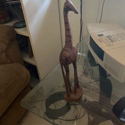 Hand carved Giraffe