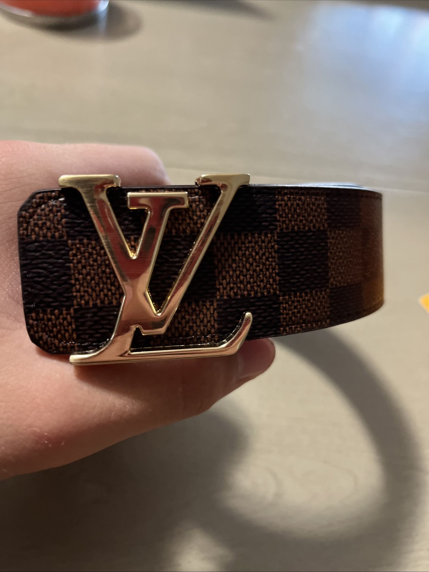 Brand New Checkered Louis Vuitton Belt.