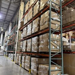 Industrial Teardrop Pallet Racking Beams Uprights Wire Decks  Tri County Racking