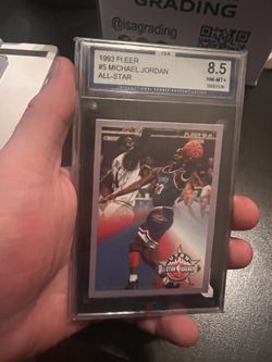 1993 Fleer All Star Michael Jordan Graded 8.5 Mint
