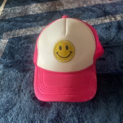 Smiley Face Hat pink