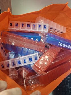 PILL CONTAINERS HUGE LOT
