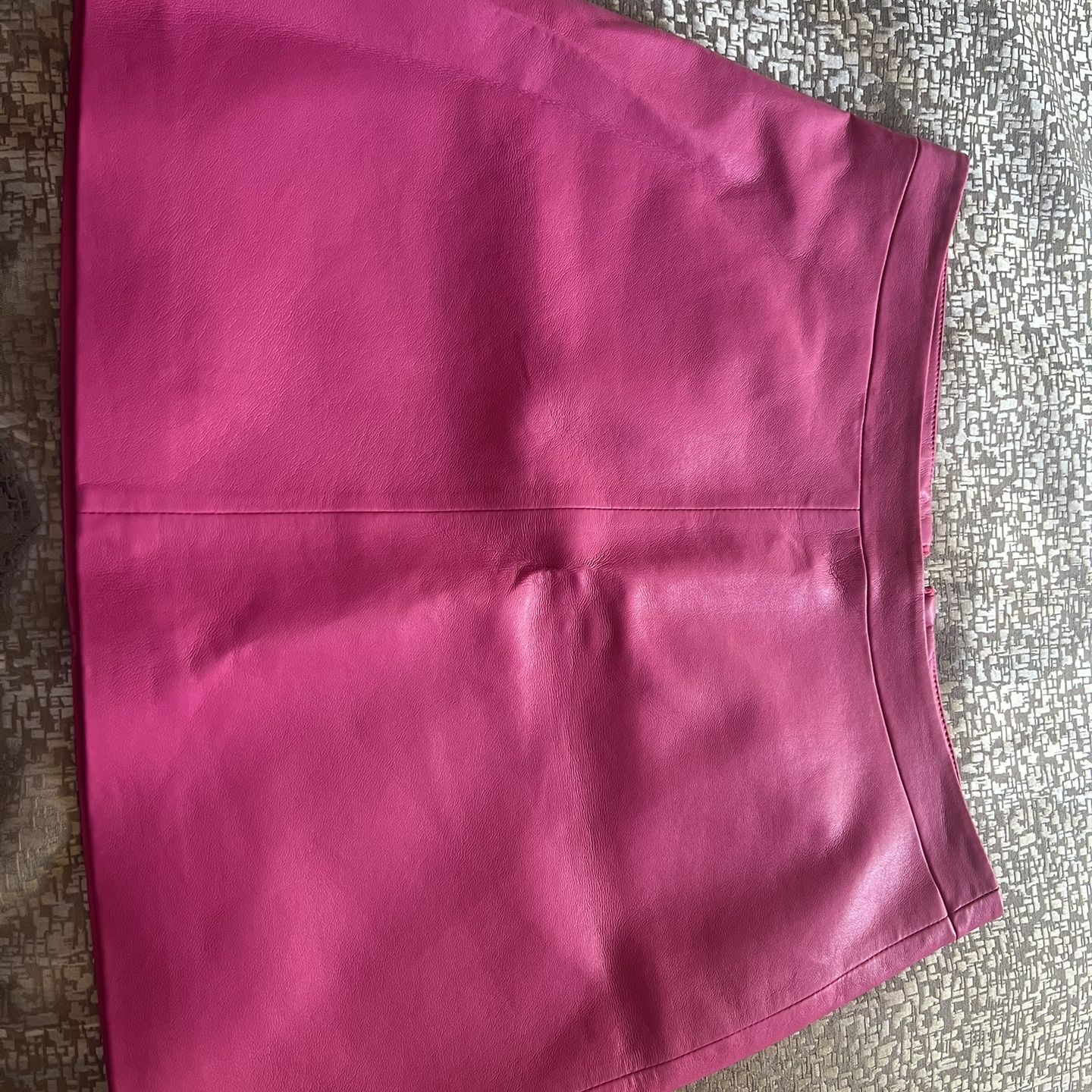 AS by DF Pink Leather skirt