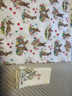 Easter Tablecloth And Napkins